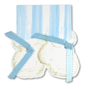 baby booties tuk - blue