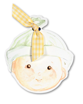 baby cap tuk - yellow